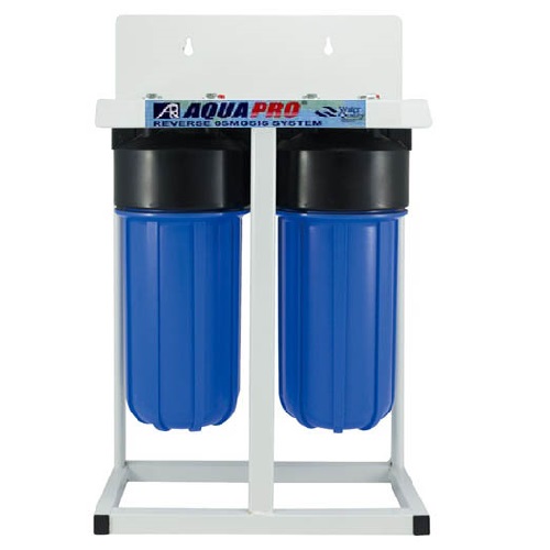 10" Big Blue High Efficiency 2-Stage Whole House Water Filter System 